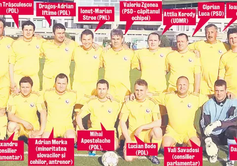 Aleșii dau 20.000 de euro pentru a juca fotbal! Uite care sunt parlamentarii fotbaliști!