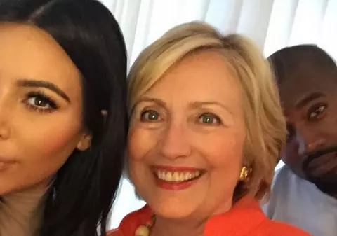 Ce rușine! Hillary Clinton s-a fotografiat cu Kim Kardashian! Sau invers?