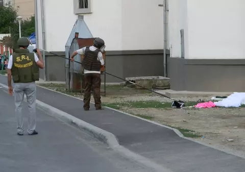 OZN-ul, SRI-ştii şi oltenii! În mijlocul orașului Drobeta-Turnu Severin s-au consumat scene desprinse din filmele SF