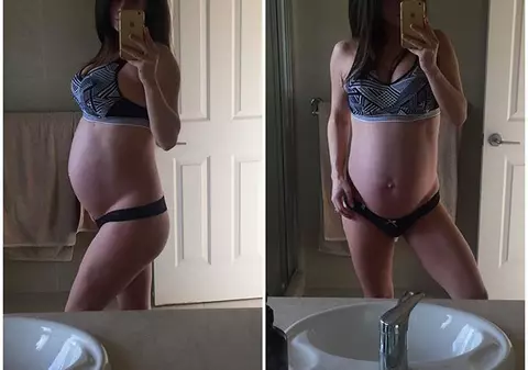 S-a fotografiat în lenjerie intimă după două zile de când a născut gemene. Imaginile au făcut mii de like-uri 