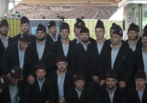 Dacii atacă Anglia. Naționala de rugby a României a plecat la Cupa Mondială / GALERIE FOTO