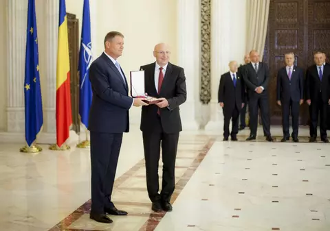 Stefan Hell, laureatul premiului Nobel, decorat de președintele Klaus Iohannis | FOTO 