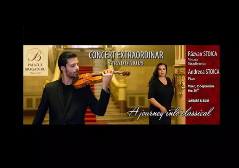 Răzvan Stoica va cânta la o vioară Stradivarius de un milion de euro
