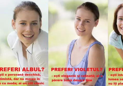 Ce spun culorile hainelor tale despre tine