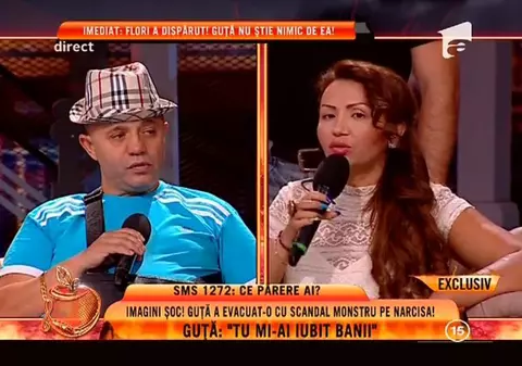 Narcisa îl acuză pe Guță că O BATE: "Mi-ai dat în ficat cu pumnul!"