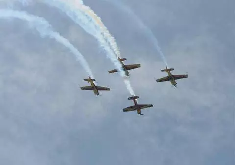 Super show aeronautic pe Lacul Morii, din Capitală 