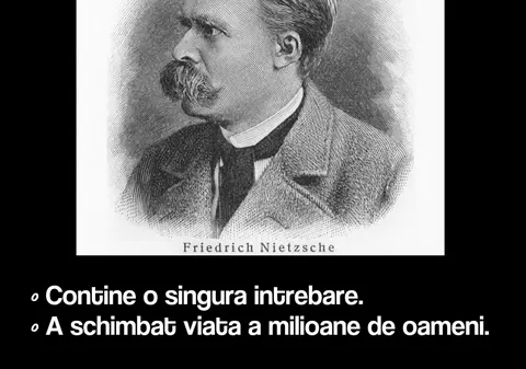 TESTUL LUI NIETZSCHE ÎȚI SPUNE DACĂ AI TRĂIT CU ADEVĂRAT