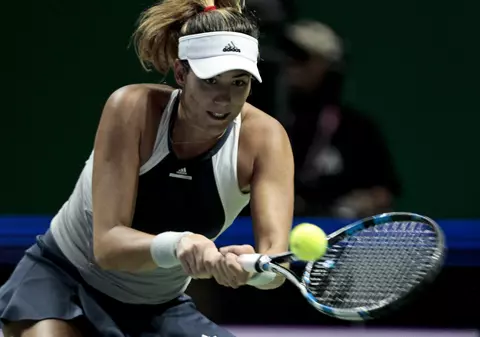 Garbine Muguruza este de neoprit la Turneul Campioanelor de la Singapore