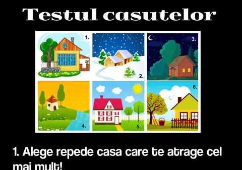 TESTUL CASEI – Alege casa care îți place mai mult și vezi ce spune despre tine