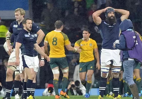 Australia s-a calificat în semifinale, după o victorie dramatică împotriva Scoţiei / GALERI FOTO&VIDEO
