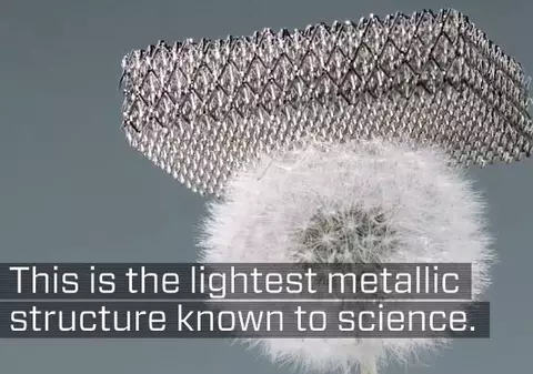 Mai ceva ca un fulg! Uite cea mai ușoară structură cunoscută de oamenii de știință care poate schimba viitorul! | VIDEO