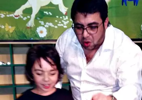 Dan Bursuc a închiriat un complex de joacă pentru ziua fiului său