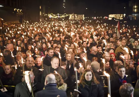 20.000 de oameni, în stradă, la Copenhaga | FOTO