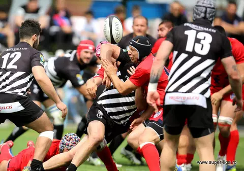 Meciurile de baraj pentru calificarea în semifinalele SuperLigii de rugby se joacă sâmbătă