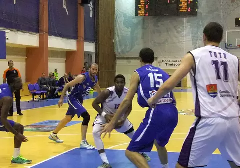 Baschet masculin. BC SCM Timișoara - Municipal Olimpic Baia Mare 74-55