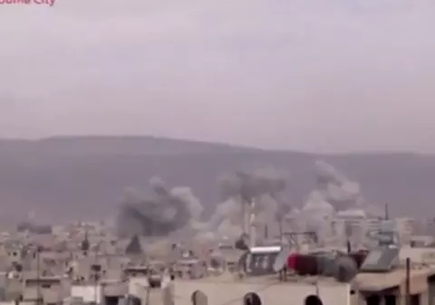 ATACURI AERIENE, la Damasc. Cel puţin 45 de morţi, printre care şi zece copii | VIDEO