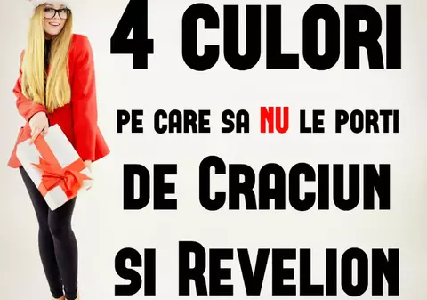 4 culori pe care să nu le porți de sărbători