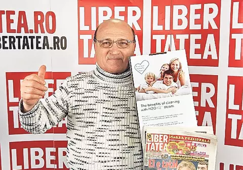 A câştigat un mop cu aburi la Marea Dezlipeală