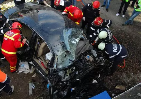 Accident teribil pe Calea Griviței, din București: 6 mașini implicate