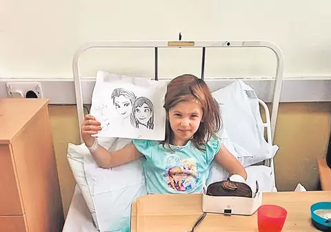 O puștoaică de șapte ani nu simte nici un pic de durere și nu obosește niciodată