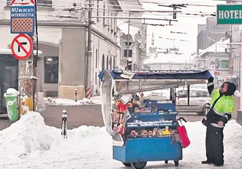 Chetă pentru vânzătorul ambulant