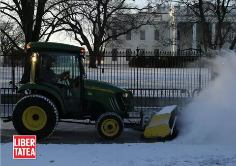 Cum se deszăpezește la Casa Albă