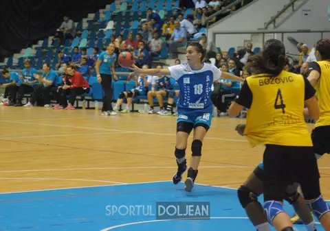 SCM Craiova a trecut la limită de Krim Ljubljana, în prima manșă a ”optimilor” Cupei Cupelor