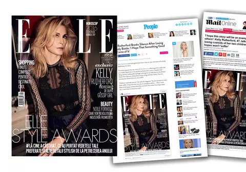 Cover story-ul ELLE România din ianuarie preluat de Daily Mail și People 