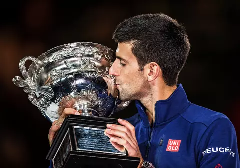 Australian Open, finala masculină. ”Dictatorul” sârb Djokovici a făcut dresaj cu ”leul” britanic Murray. ”Nole” a triumfat pentru a șasea oară la Melbourne/ FOTO