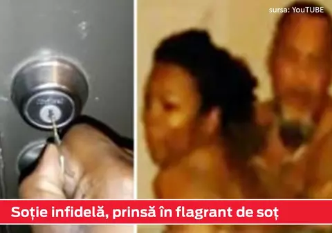MOMENT JENANT| Soție infidelă, prinsă în flagrant (VIDEO)