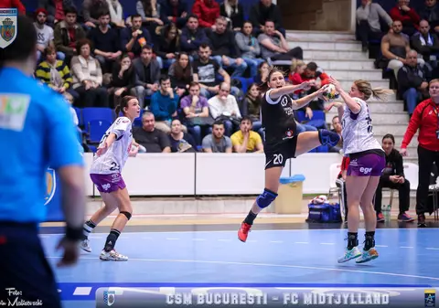 Derby european la fete, în Capitală: CSM București a bătut Corona Brașov