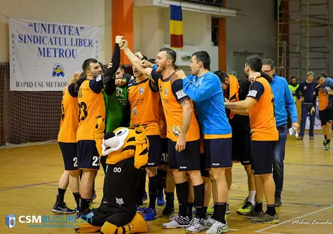 CSM București a învins Dunărea Călărași, în etapa a 20-a, și e pe doi
