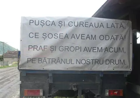 Odă drumurilor proaste! De la un camionagiu pentru gropile din asfalt!