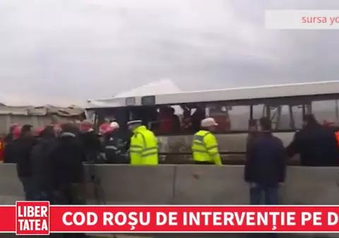 Cod roșu de intervenție pe DN1