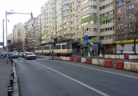 Protest în Capitală. Nu le trebuie tramvai, vor locuri de parcare!