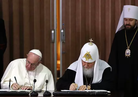 Patriarhul rus Kiril, discuție cu Papa Francisc pe marginea conflictului din Ucraina, anunță Biserica de la Moscova