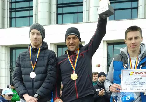 Ciprian Bălănescu, al 12-lea titlu de campion naţional la duatlon