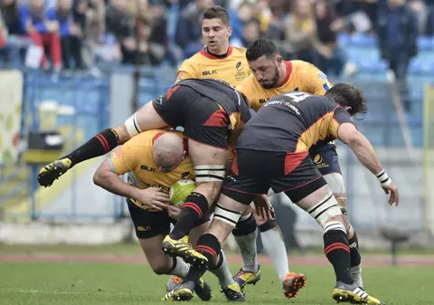 ”Stejarii” au zdrobit Germania, în Cupa Europeană la rugby. Tonița s-a retras cu eseu