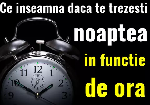 Ce probleme de sănătate ai, în funcție de ora la care te trezești noaptea
