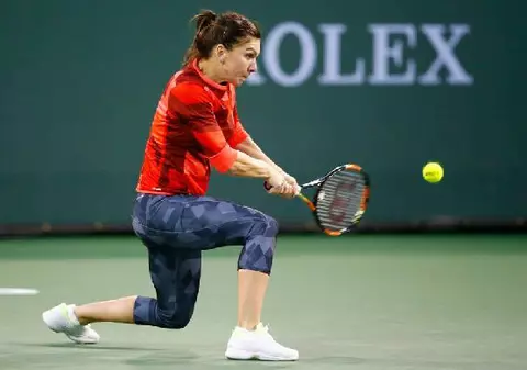 Vedetele se înghesuie să fie alături de Halep. După Nadia, un artist i-a făcut galerie la Indian Wells