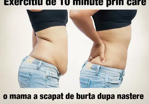 Exercițiul de 10 minute cu ajutorul căruia o mamă a scăpat de burtă