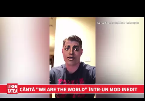 Cântă “We Are The World” cu ajutorul unei aplicații care îi schimbă fața | VIDEO