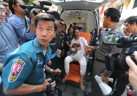 O ambarcațiune a EXPLODAT în Bangkok. Sunt zeci de victime. Deflagrația a fost suprinsă de o cameră de supraveghere / VIDEO