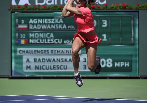 Monica merge mai departe la Miami. Niculescu s-a calificat în ”optimi”, la dublu