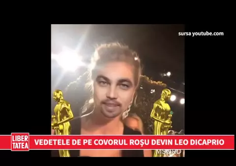 Vedetele de pe covorul roșu au încercat aplicația care le „transformă” în Leonardo DiCaprio | VIDEO