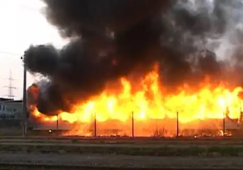 INCENDIU PUTERNIC în Gara de Nord din Timişoara! Un om a fost găsit carbonizat! FOTO