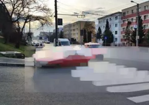 “Dorel” loveşte la Cluj! Cum a putut trasa un muncitor o trecere de pietoni! FOTO