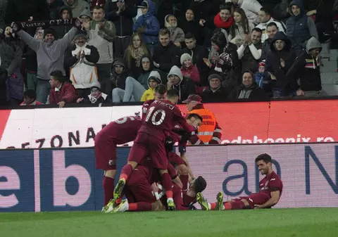 Bucurie de nedescris în vestiarul fotbaliștilor de la CFR Cluj, după calificarea în finala Cupei României | VIDEO