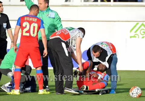 Steaua l-a pierdut pe Sulley Muniru până la finalul sezonului. Ghanezul va fi operat