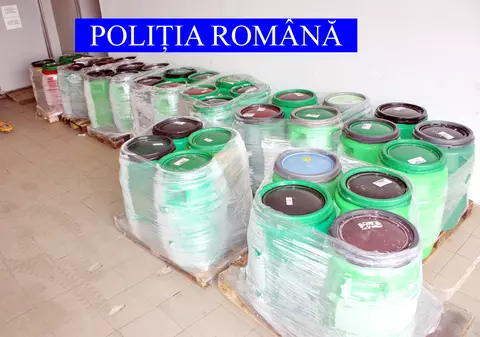 Brânză veche de 4 ani, într-un depozit din Galați